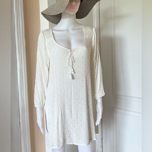 Adam Levine peasant dress